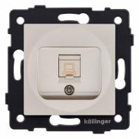 Розетка Ethernet RJ-45 без рамки Kollinger  REA-016GD
