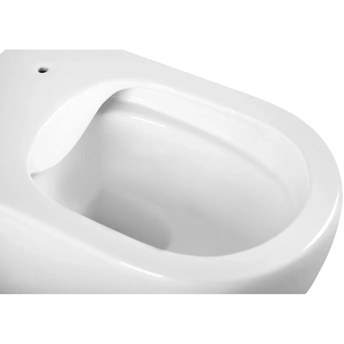 Унитаз подвесной Charus Skandenborg EWC700-125W безободковый, с сиденьем микролифт, белый