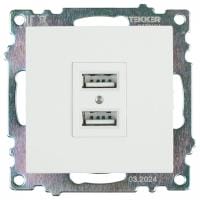 Розетка USB type A без рамки Stekker Катрин 39686
