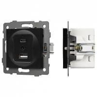 Механизм розетки 2хUSB type A и C Arlight SCT 049838