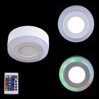 Накладной светильник Reluce  60503-9.0-001TM LED3+3W  WH/DL+RGB