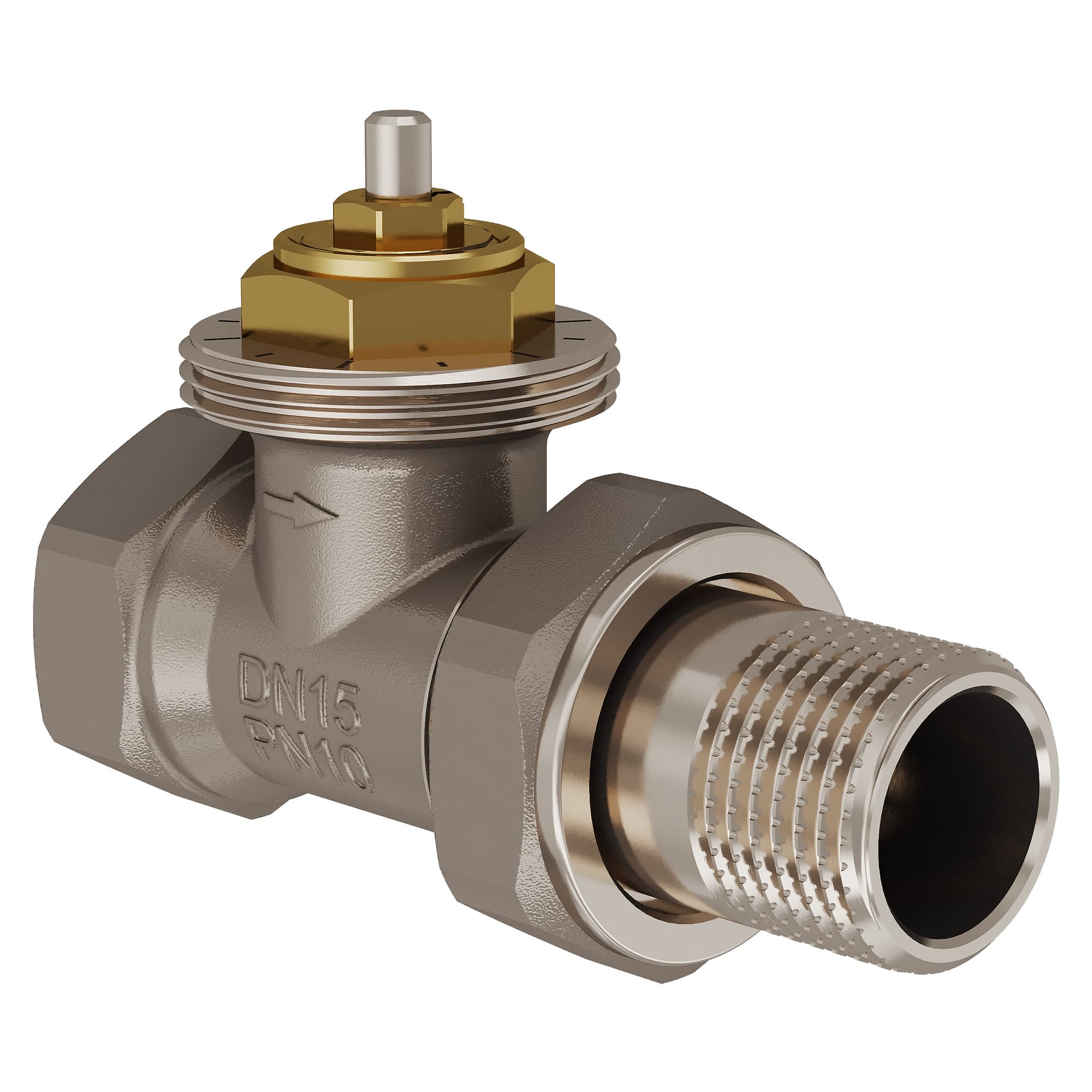 Клапан термостатический прямой Royal Thermo 1/2" М30х1,5