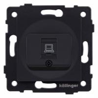 Розетка Ethernet RJ-45 без рамки Kollinger  REA-018BM