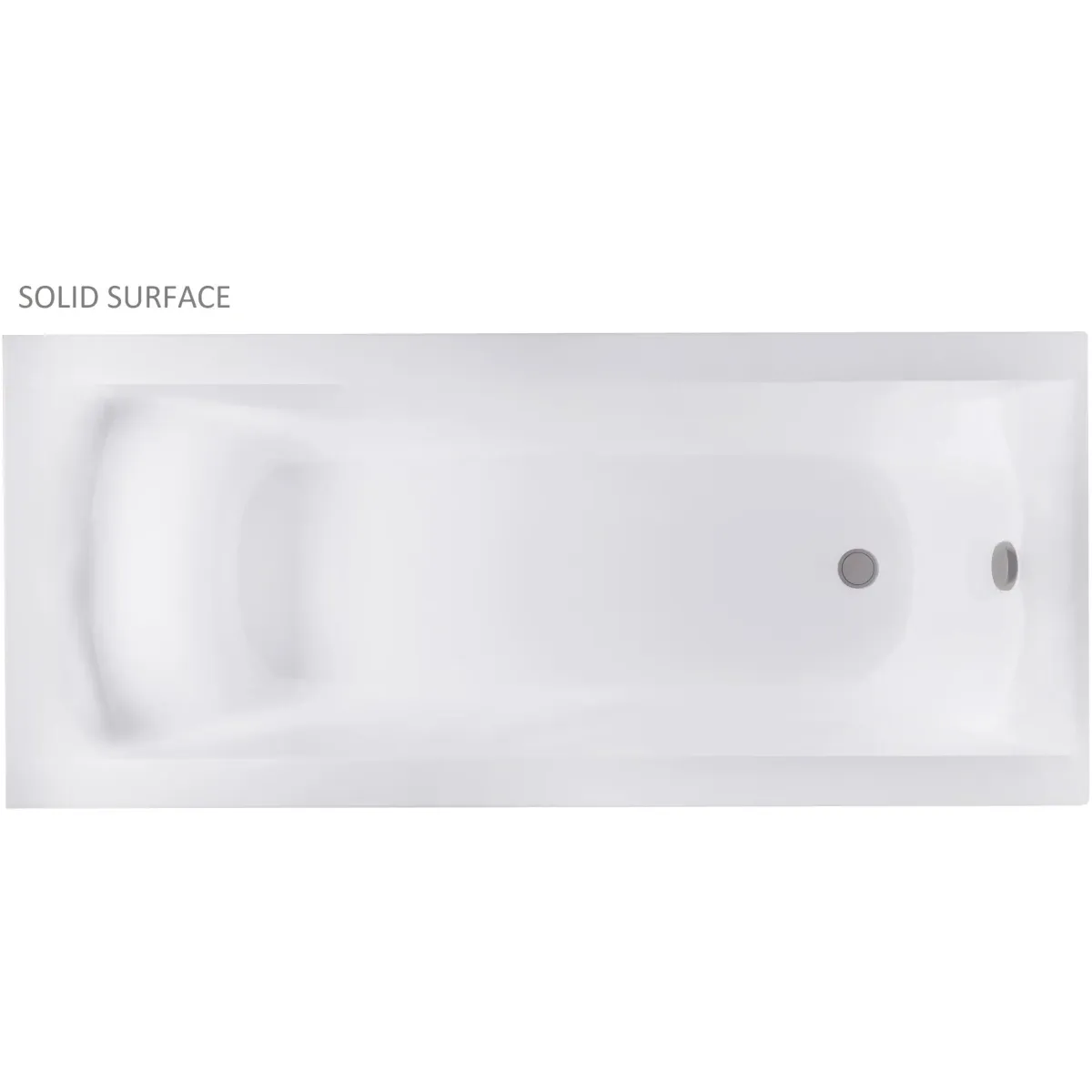 Ванна из литьевого мрамора Astra-Form Нью-Форм Solid Surface 01010061 170x80 см, белый матовый