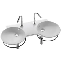 Раковина двойная подвесная 100 см Jacob Delafon Spherik E4502-00