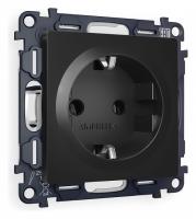 Розетка с заземлением без рамки Ambrella Volt Quant MA806010