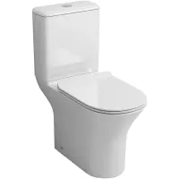 Унитаз-компакт Grossman GR-4443S безободковый, с сиденьем микролифт, белый