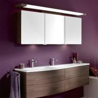 Тумба с двумя раковинами Burgbad Sinea 1.0 161 WTU161D L F3189 C0001*2 фрассино капучино