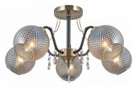 Люстра на штанге ILLUMICO IL0432-5CSQ-29 AB BK