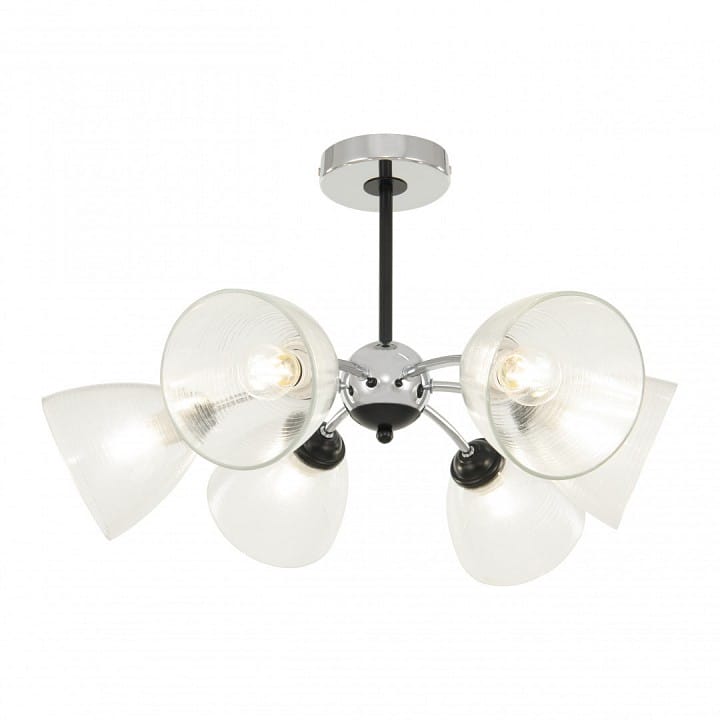 Люстра на штанге Arte Milano Napoli-329007 329007/3+3 CR.BK