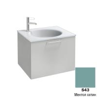 Тумба под раковину 60 см Jacob Delafon Odeon Rive Gauche EB2510-R9-S43 ментол сатин ручки черные