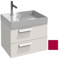 Тумба под раковину 60 см Jacob Delafon Rythmik EB1301-R3 малиновый лак