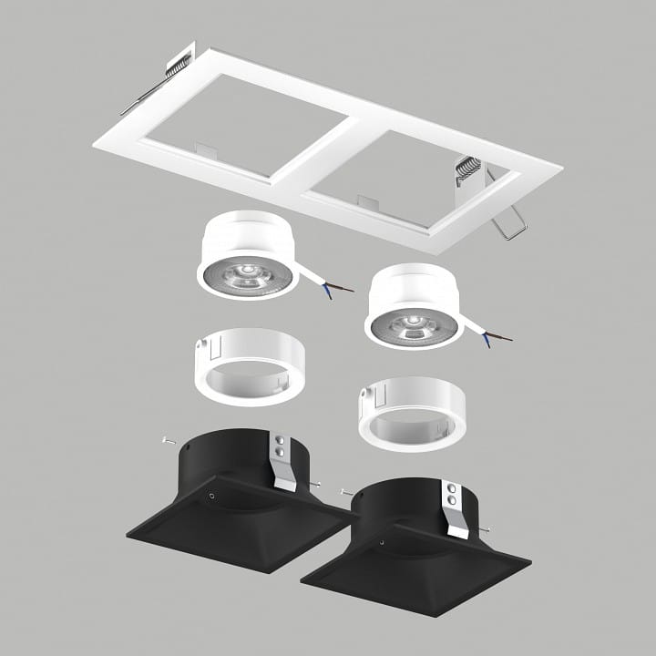 Встраиваемый светильник Lightstar Domino D5260707WMOD