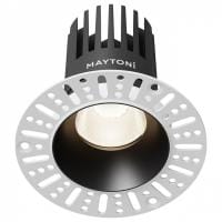 Встраиваемый светильник Maytoni Technical Омут DL121-15W-4K-TRS-B