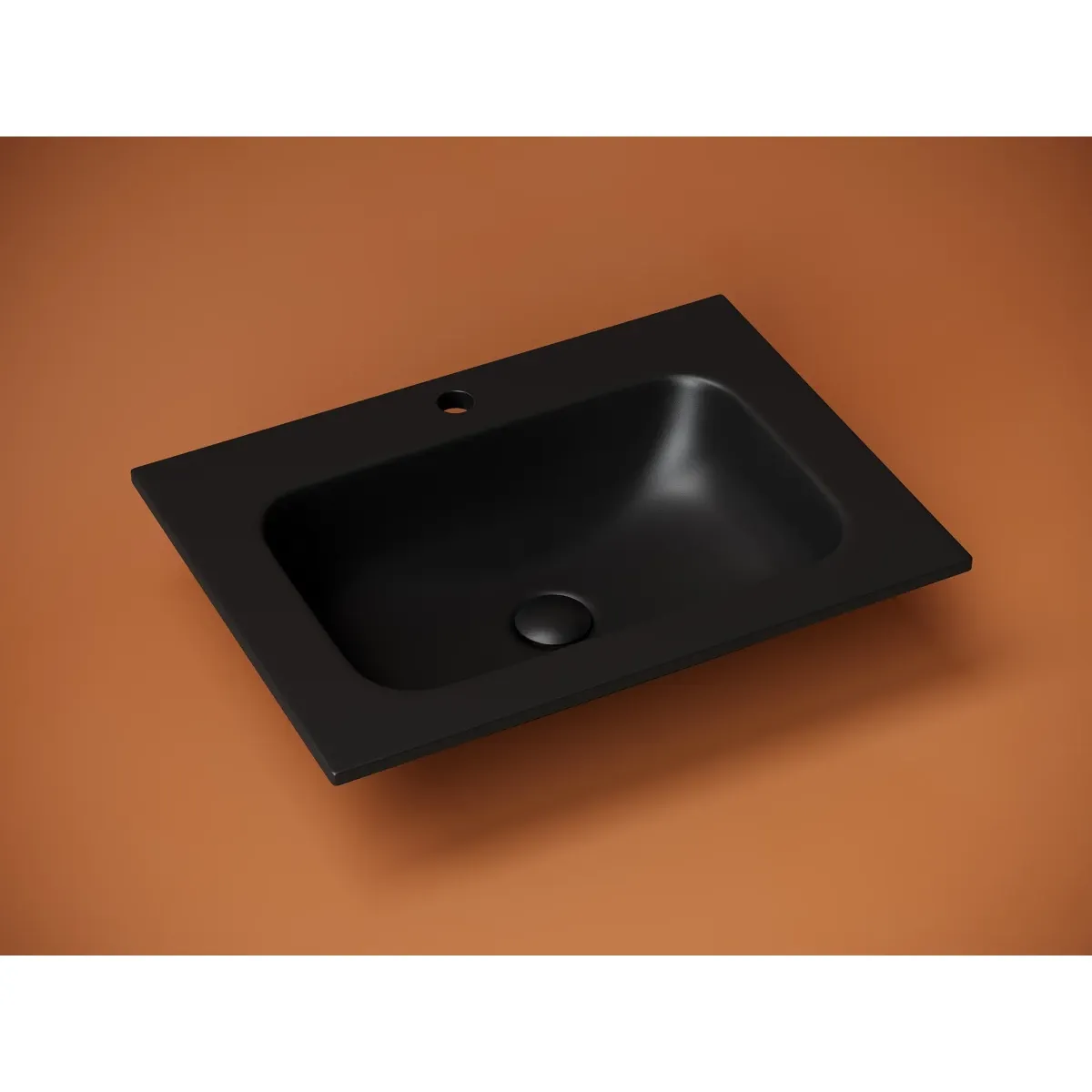 Раковина Ceramica Nova Grace CN7011MB 61x45,7 см, накладная, черный матовый