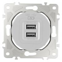 Розетка USB без рамки Arte Milano am-202 202.46-1.silver