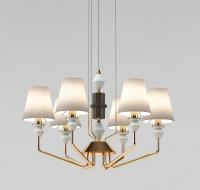 Подвесная люстра Eurosvet Olaria 101012/6 латунь Smart