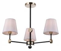 Люстра на штанге ILLUMICO CASTOR IL0394-3CSQ-24 BK AB CASTOR