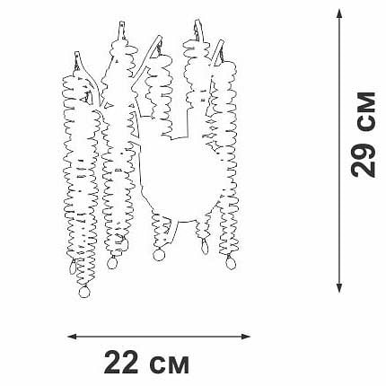 Бра Vitaluce V28550 V28550-8/2A