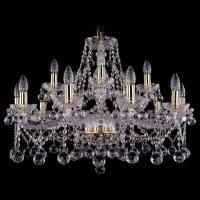 Подвесная люстра Bohemia Ivele Crystal 1413 1413/10+5/300/G/Balls