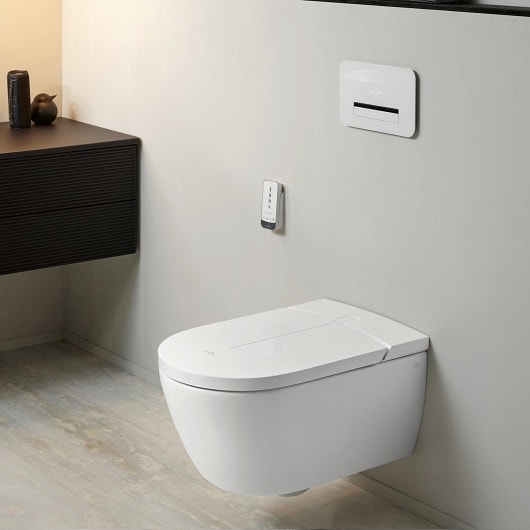 Подвесной унитаз-биде Villeroy&Boch ViClean-I 200 V0E200R1 с крышкой-сиденьем