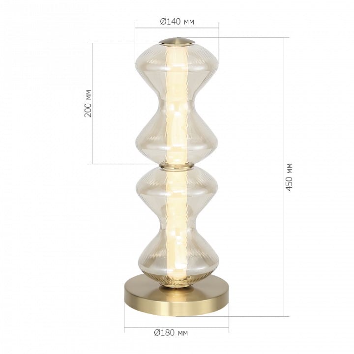 Настольная лампа декоративная ST-Luce SPINE SL6136.214.01