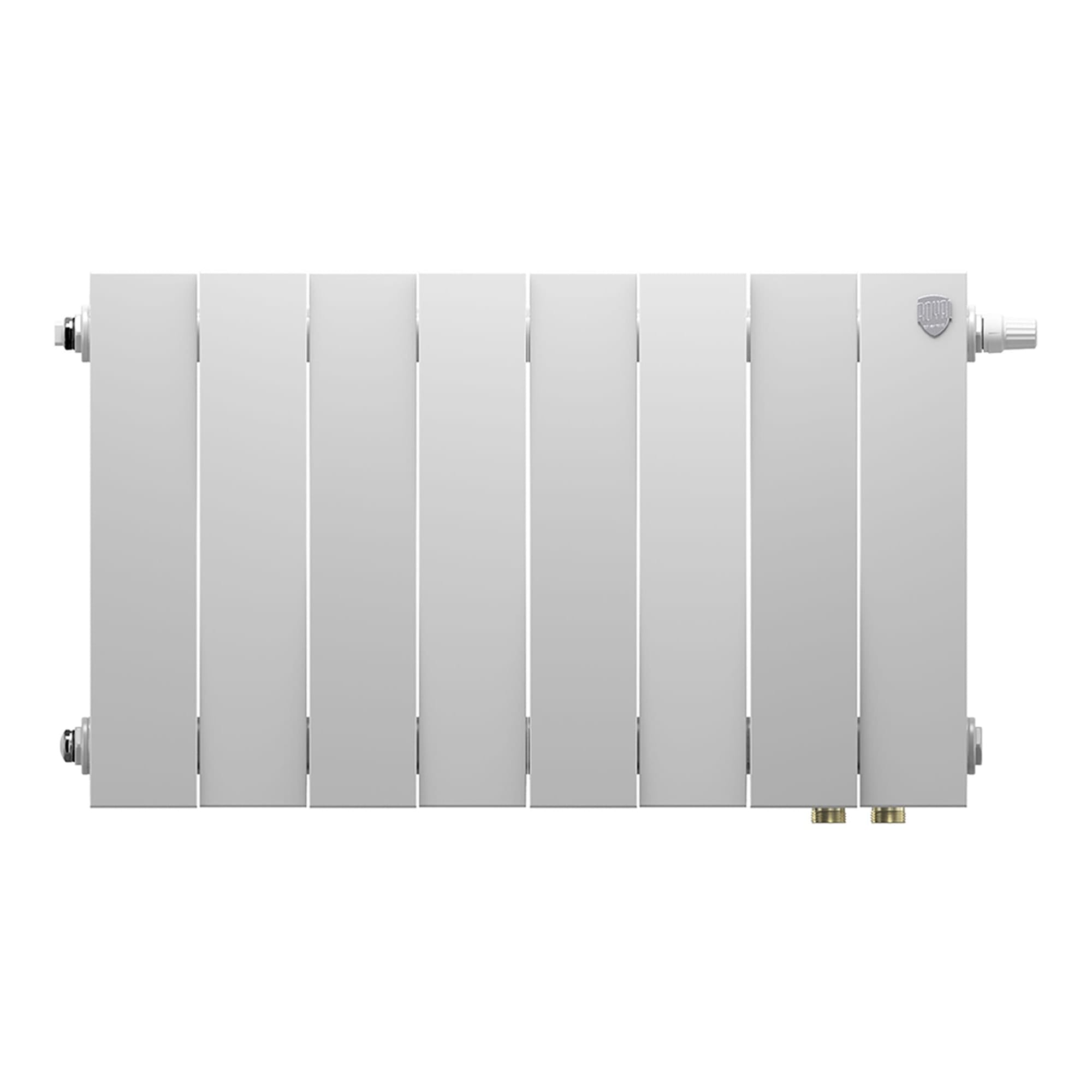Радиатор биметаллический Royal Thermo PianoForte 300 Белый VR80 - 8 секц.
