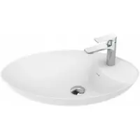 Раковина-чаша Creavit Petra PR065-00CB00E-0000 65x40 см, накладная, белый
