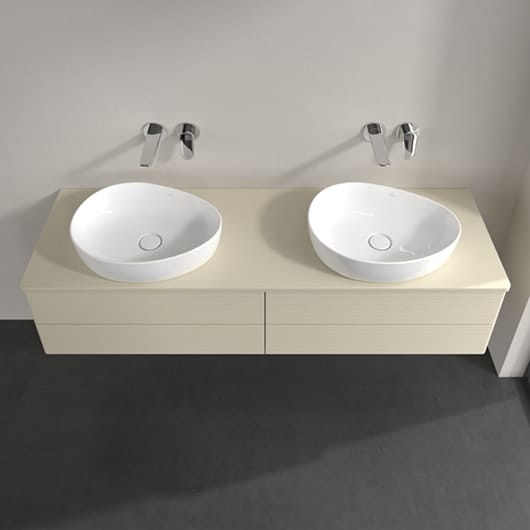 Тумба под раковины Villeroy&Boch Antao 160 L28110HJ шелковый серый матовый лак