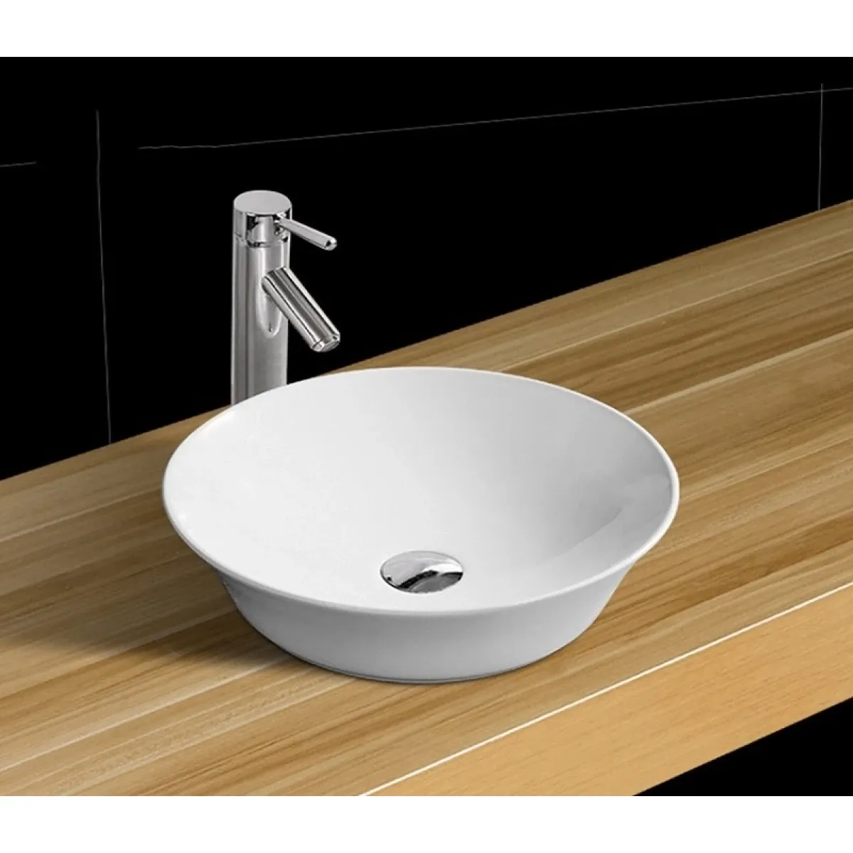 Раковина-чаша CeramaLux 9381 41,5x41,5 см, накладная, белый