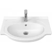 Раковина Creavit Etol ET165-00CB00E-0000 65x44,5 см, накладная, подвесная, белый