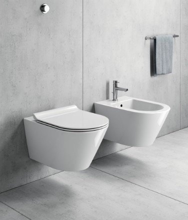 Подвесной унитаз GSI Kube X 941509 белый матовый