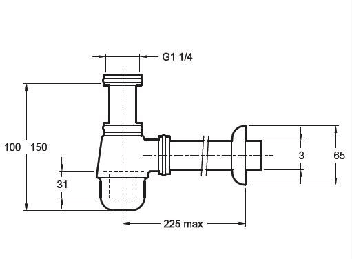 Сифон для раковины Jacob Delafon E78287-CP