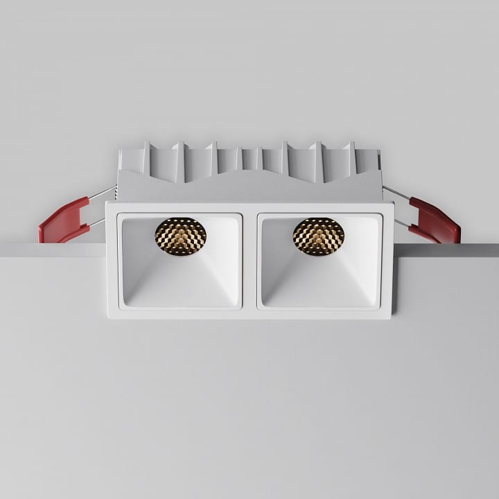 Встраиваемый светильник Maytoni Technical Альфа DL043-02-10W3K-SQ-W-1