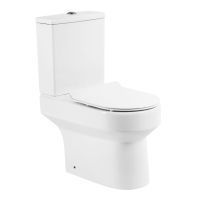 Унитаз-компакт безободковый BelBagno NORMA BB339CPR с сиденьем BB2111SC