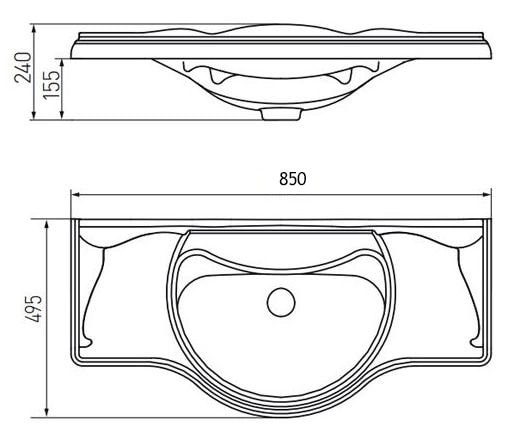 Раковина Roca America 327206000