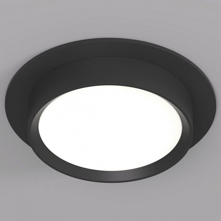 Встраиваемый светильник Denkirs FLAT DK2090-BK