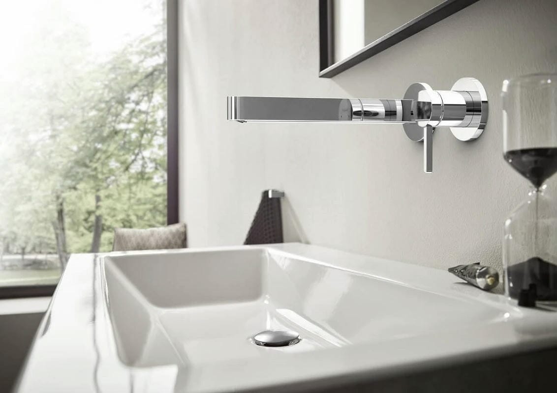 Смеситель для раковины hansgrohe Finoris 76050000 со сливным гарнитуром хром глянцевый