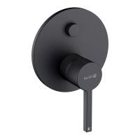 Смеситель для ванны и душа Kludi Nova Fonte Puristic 207593915 черный матовый