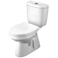 Унитаз-компакт Santek Анимо 1.WH30.2.136 вертикальный выпуск, с сиденьем микролифт, белый