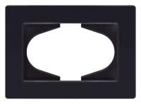 Рамка для двойной розетки Kollinger Eleganz Acryl EA120BK