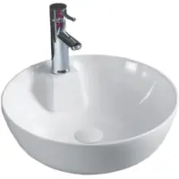 Раковина-чаша CeramaLux 9428 45x45 см, накладная, белый