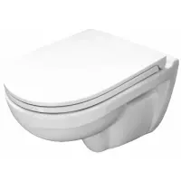 Унитаз подвесной Sanita Lux Best WC.WH/Best/DM/WHT.G/S1 с сиденьем микролифт, белый