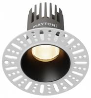 Встраиваемый светильник Maytoni Technical Омут DL119-10W-3K-TRS-B