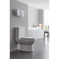 Унитаз-компакт SSWW CT2045 с сиденьем микролифт, белый