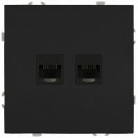 Розетка двойная Ethernet RJ-45 без рамки Эра Galaxy Б0070764