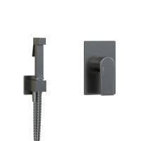 Гигиенический душ WasserKRAFT Wiese A8451.186.239.215 со смесителем оружейная сталь