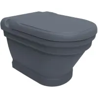 Унитаз подвесной Creavit Antik AN320-00BM00E-0000 с функцией биде, базальт матовый