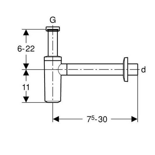 Сифон для раковины Geberit 151.035.21.1