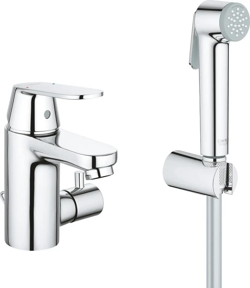 Смеситель для раковины Grohe Eurosmart Cosmopolitan 23433000 с гигиеническим душем